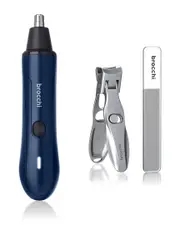 Brocchi For Men Men's Nail Clipper File & Nose Trimmer Set