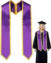 [Aceirropy] Adults Graduation Stoles - Fashionable Comfortable Graduation Shawl Stole Graduation Stole Sash - Soft Unisex Graduation Stole Satin Sash Graduation Stole for Ceremonies