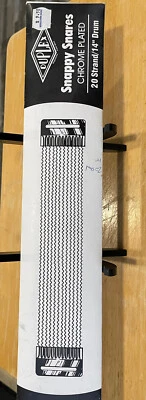 Duplex Snappy Snares Chrome Plated 20 Strand / 14" New In Box