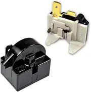 Compressor Start Relay 4.7 Ohm 1-Pin PTC Overload Kit Compatible with Mini Fridges Compact Refrigerators Beverage Wine Coolers Deep Freezers