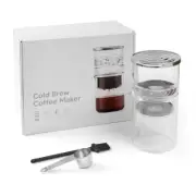Cold Brew Coffee Maker Bottle, Glass Ice Drip Coffee Maker 300Ml NEW W1Q8