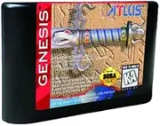 Royal Retro Crusader of Centy - USA Label Flashkit MD Electroless Gold PCB Card for Sega Genesis Megadrive Video Game Console (NTSC-U (No Save))