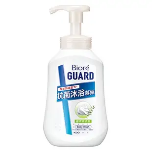 Biore GUARD抗菌沐浴慕絲植萃草本香540ml【愛買】