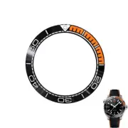 Watch Bezel Ceramic Black Orange 41.5mm outside for Omega Seamaster 600M