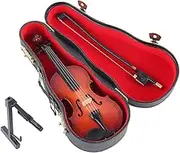 Generic World's Smallest Violin Miniature Mini Violin Model Craft Music Lovers