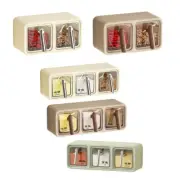 Practical Storage Rack for Kitchen Multiple Section Condiment Organizers