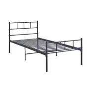 Foret Bed Frame Metal Single Size Mattress Base Steel Bedroom Base Platform