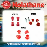 Nolathane Spring eye & shackle bush kit for MITSUBISHI TRITON MQ 4CYL 4WD (for: Mitsubishi)