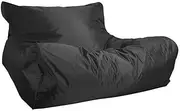 Bean Bags Floating Bean Bag for Pool,Water Play Lounge Chair,Floating Sun Chair,Pool Swimming Floating Bean Bag Lounger Cover No Filler Waterproof Pillow Sofa Bed Chaise Lounge Recliner (Color : Blac