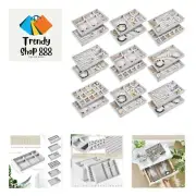 18 Pcs Velvet Jewelry Tray Stackable Jewelry Drawer Organizer Dresser Inserts...