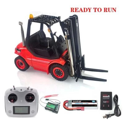 LESU 1/14 RC Hydraulic Assembled Forklift Transfer Painted RTR Truck Model Motor