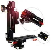 Pro SLR Camera 720 ° panoramic tripod ball head + Gimbal Bracket+ suitcase