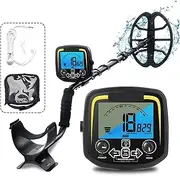 Metal Detectors, Underground Metal Detector Waterproof Coil Portable Gold Detector De Metales for Treasure Search for Beach/Gold Hunting
