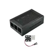 AAAwave ODS704 Aluminum Metal Box Case With Cooling Fan For Raspberry Pi 4B