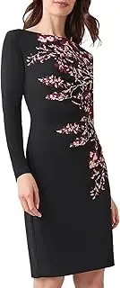 [Kasper] Women's Long SLV Side Pleat Dress