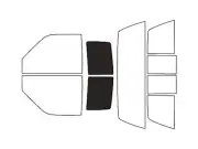 Avery Dennison NR Nano Ceramic IR Window Tint Kit Compatible with GMC Pick Up