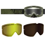 509 Kingpin Goggle Bundle - Green & Black Strap/Frame - F02001300-000-CL-PYL-PBR
