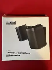 Flexson: Wall Mount for Sonos ONE/ONE SL/ Play:1- Black (Pair) (FLXS1WM2021)