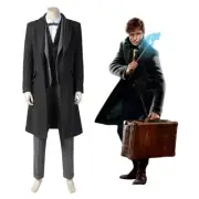 Fantastic Beasts Newt Scamander Cosplay Costume | Wizard Outfit