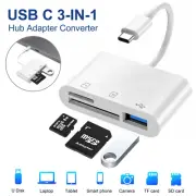 Lector de Tarjetas USB C a SD, Lector de Tarjetas de Memoria Micro SD, Adaptador