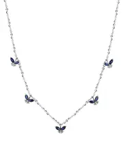 Diana M. Fine Jewelry 14K 1.39 ct. tw. Diamond & Sapphire Necklace