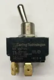 HK271-73 Carling Three Pole On-Off Toggle Switch 17 Amps,Spade Terminals
