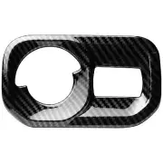 For 2019-2024 Ram 1500 Light Switch Cover Trim Overlay Carbon Fiber Print ABS