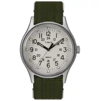 在飛比找蝦皮商城優惠-【TIMEX】天美時 MK1 潮流軍錶(銀面/銀綠條紋 TX