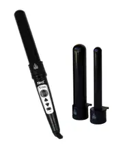 NEO Choice Unisex Trio 3-in-1 Digital Pro Interchangeable Ceramic Curling Wand Set