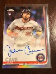 2019 Topps Chrome JAKE CAVE #RA-JC Refractor Auto RC Autograph Rookie /499