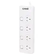 Crest 4 Socket Overload Power Board