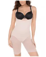 Miracle Suit Women's Extra Firm Tummy-Control Open Bust Thigh Slimming Body Shap