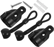 TEHAUX 1 Set Windproof Spring Ball Sun Shade Bungee Cord Tie Down Sun Shade Bungee Cords Home Sun Shade Accessory Curtain Pulls Tie Downs Curtain Bungee Cord Kit Sun Shade Part Pp Black