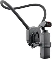 Neck Mount Compatible with DJI Pocket 2, Solid Aluminum Ring Cycling Fishing First Person Perspective Shooting vlog