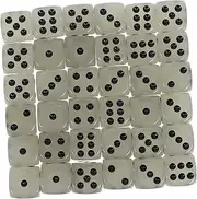 KICHOUSE Light up Dice Set 36pcs Six Sided Luminous Dice for Party Supplies Games