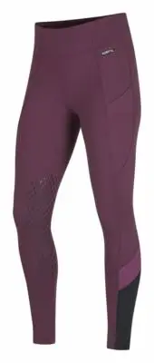 Kerrits Free Style Knee Patch Pocket Tight - Raisin/Magenta