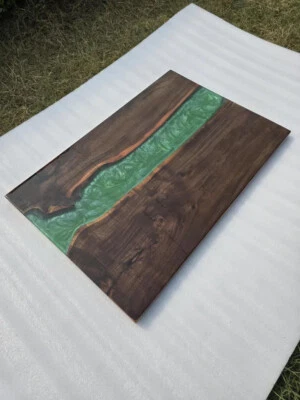 Acacia Wood Epoxy Resin Table Top | Dining | Bartop Table Top | Live Edge Wooden