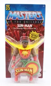 W10 Mattel Masters of Universe Origins Action Figure Sun-Man
