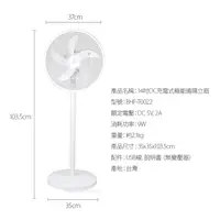 在飛比找蝦皮購物優惠-BHF-T0022 DC循環立扇 葉片輕鬆拆洗 無段風速旋鈕