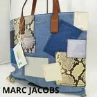 Unused with tags, Marc Jacobs tote bag, denim, patchwork, A4 size available