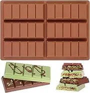 Fimary Chocolate Molds - Non-Stick Chocolate Bar Mold, Break Apart Chocolate Mold Food Grade Deep Mold For Tabs Chocolate Milk Snacks