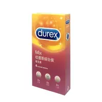 在飛比找樂天市場購物網優惠-Durex杜蕾斯 綜合裝保險套-超薄+螺紋+凸點 6片 避孕