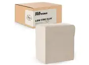 Low Fire Pottery Clay White 10 Lbs, Cones 04-3, USA Made, Wheel Throwing & Hand