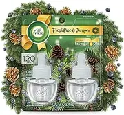 Air Wick plug in Scented Oil 2 Refills, Woodland Pine, (2x0.67oz), Essential Oils, Air Freshener, Fall decor, Fall scent, Packaging May Vary