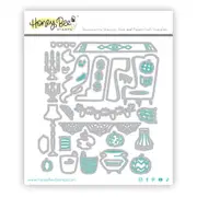 Honey Bee Lovely Layers- Fireplace Falloween Add-On Honey Cuts Die
