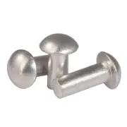 Metric M4 304 Stainless Steel Button Round Head Solid Rivet GB867