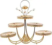 Generic Fruit Platter Fruit Bowls 5 Tiered Organizer Kitchen Table Centerpiece Dried Fruit Decorative Decor Multipurpose Serving Tray