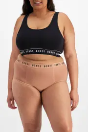 [Bonds] Bonds Women's Bloody Comfy™ Period Full Brief Moderate in Blush Latte Size: 18 18 Blush Latte