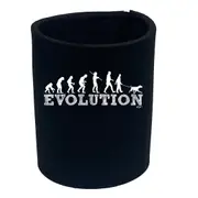 Animal Evolution Dog Walker - Funny Novelty Stubby Holder