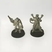 Warhammer 40K Eldar Gun Crew Gunners Spotter & Shuriken Metal OOP 90s